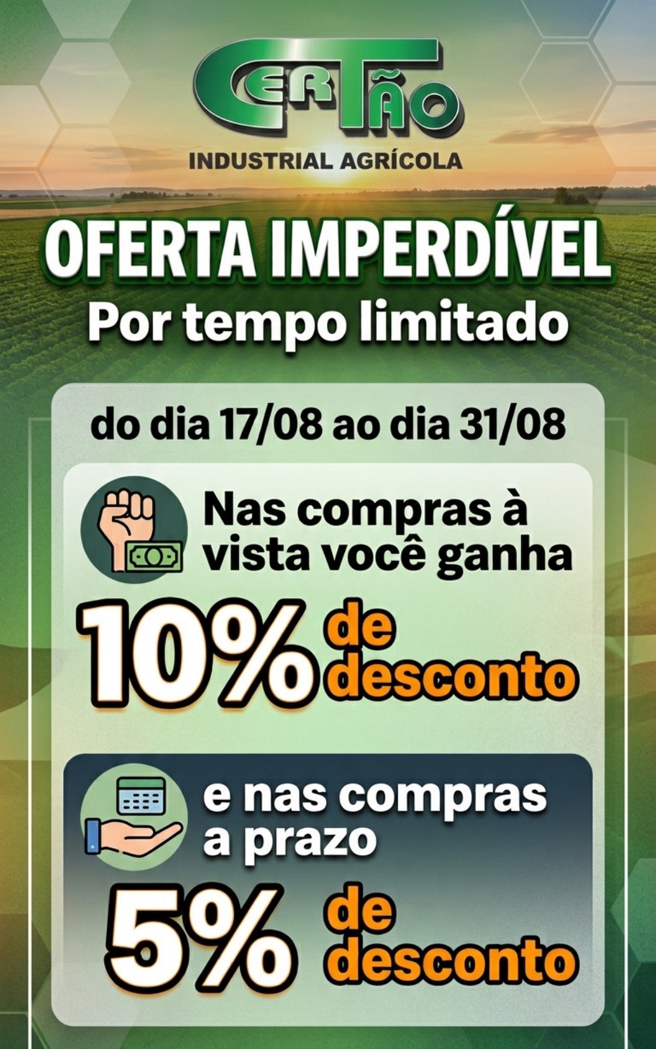 10% de desconto